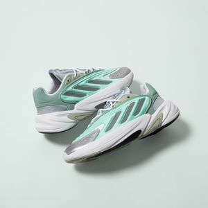 Adidas Womens Ozelia Hazy Green Silver Metallic GX3669